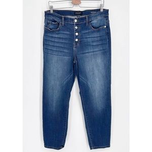 Judy Blue High Rise Button Fly Boyfriend Fit Jeans